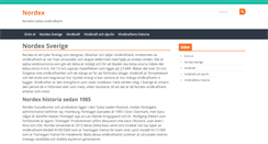 Desktop Screenshot of nordex.nu